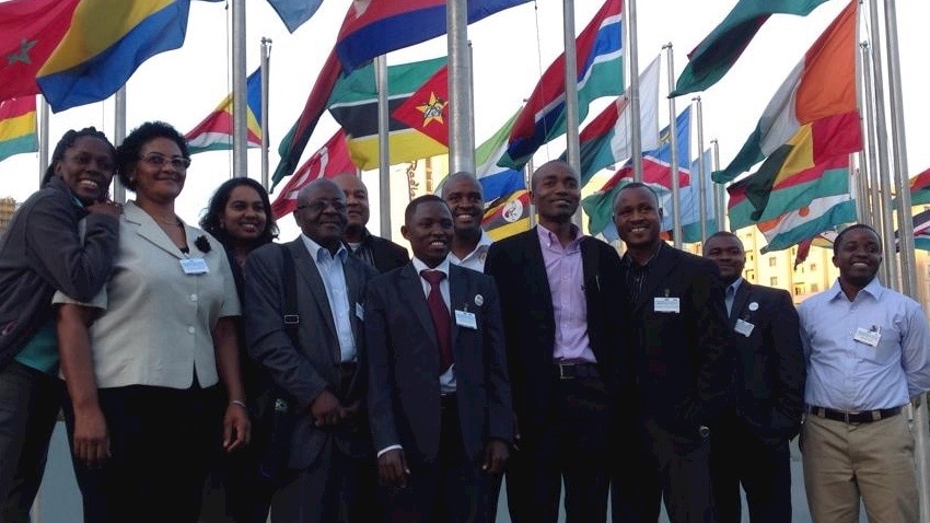 EMAT delegation at an international emergency medicine conference